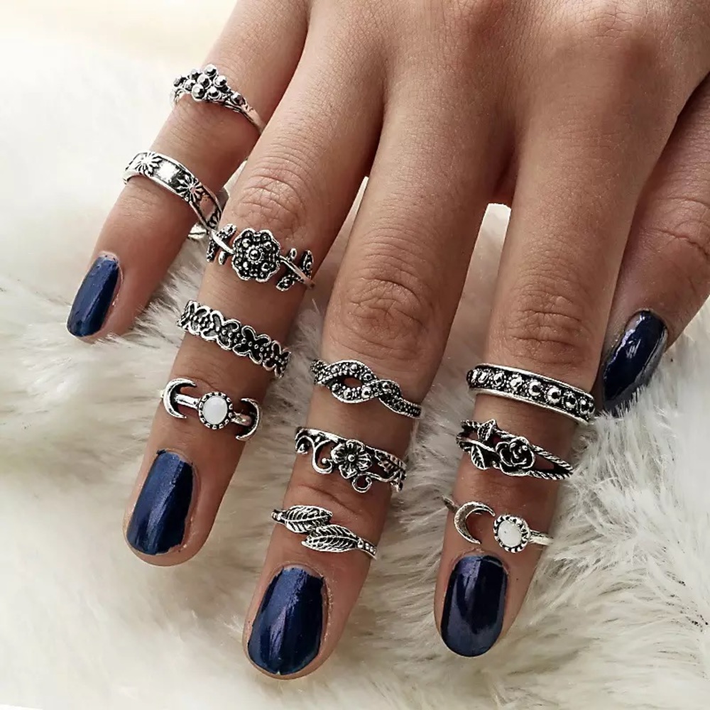 11 pc Boha set of Rings